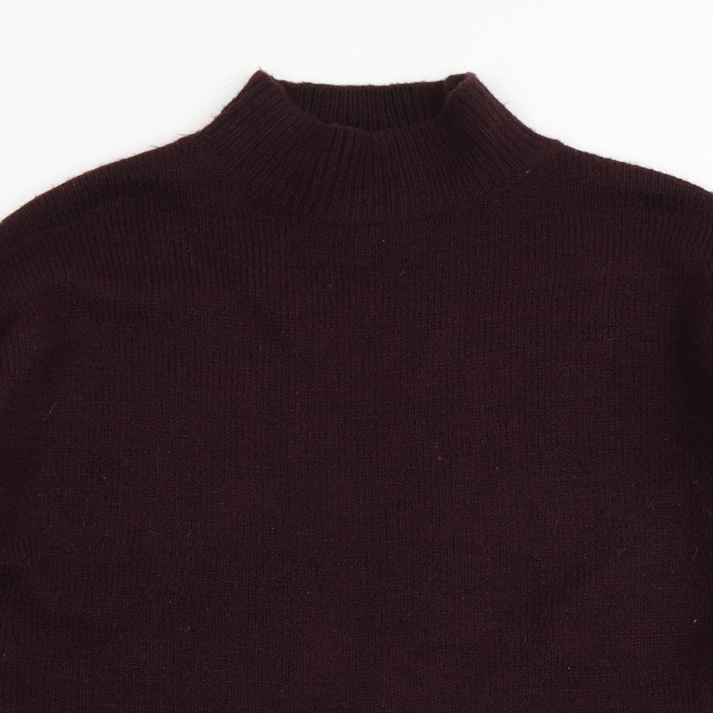 Womens UK Size S Papaya Purple Pullover Jumper