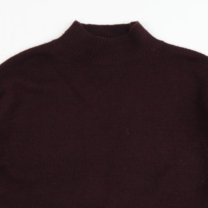Womens UK Size S Papaya Purple Pullover Jumper