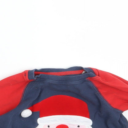 NEXT Baby Blue   Pullover T-Shirt Size 18-24 Months  - Seasonal Christmas Festive Holiday