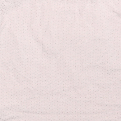 NEXT Girls Pink Polka Dot  Top Pyjama Top Size 10-11 Years  - Unicorn