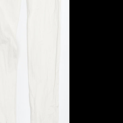 Denim Co.  Womens White  Denim Skinny Jeans Size 6 L30.5 in
