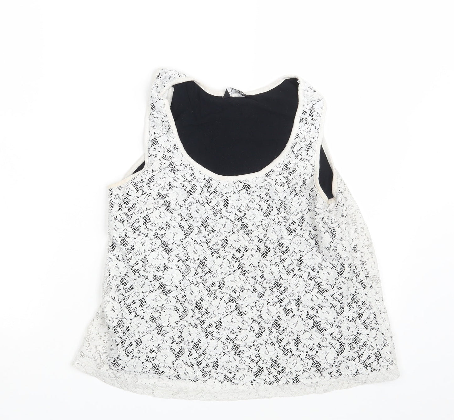 Womens UK Size 12 Select White Basic Tank