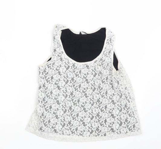Womens UK Size 12 Select White Basic Tank