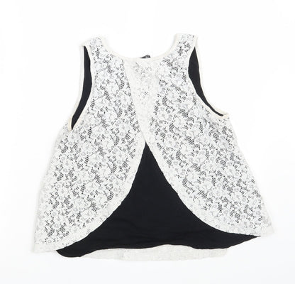 Womens UK Size 12 Select White Basic Tank