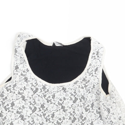 Womens UK Size 12 Select White Basic Tank