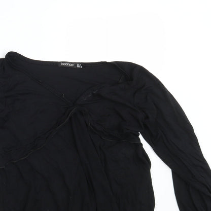 Boohoo Womens Black   T-Shirt Dress  Size 12