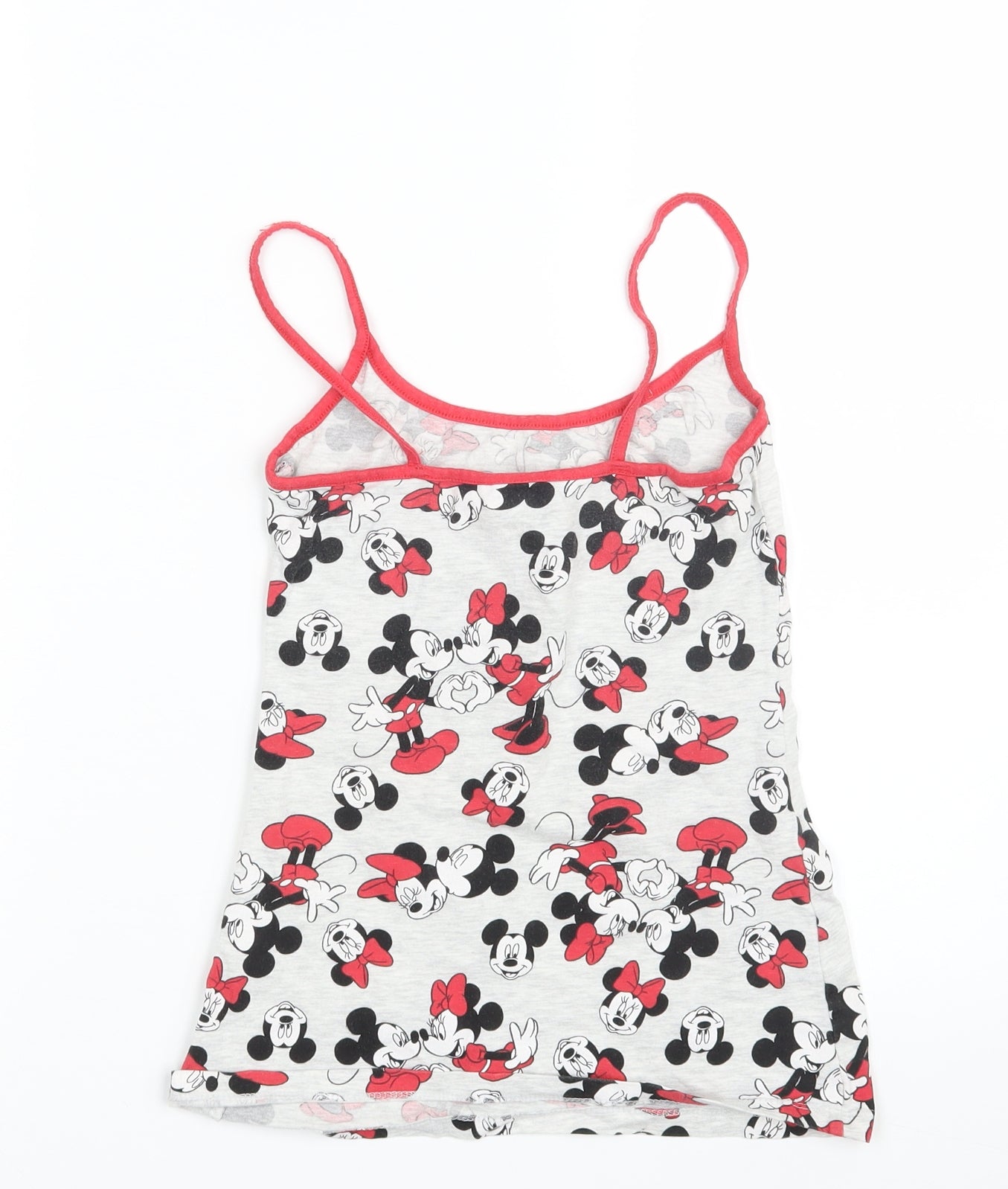 Primark Womens Grey Animal Print  Camisole Tank Size 6  - Minnie Mouse