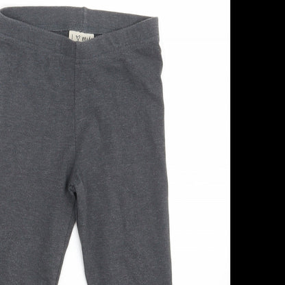 NEXT Girls Grey   Jegging Trousers Size 6 Years - Inside Leg 16 Inches