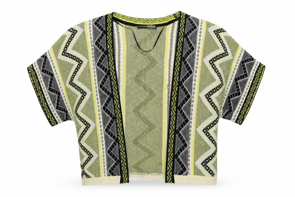 Womens UK Size 10 Atmosphere Multicoloured Wrap Jumper