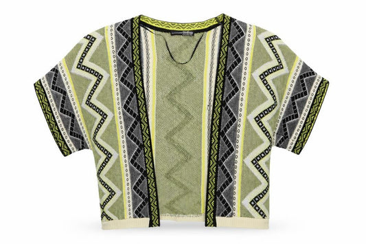 Womens UK Size 10 Atmosphere Multicoloured Wrap Jumper