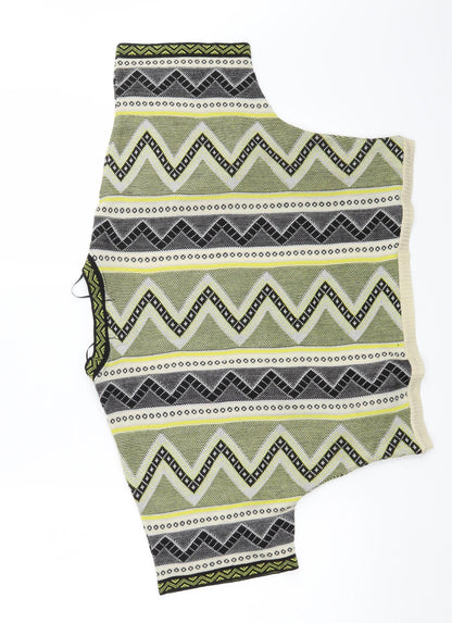 Womens UK Size 10 Atmosphere Multicoloured Wrap Jumper