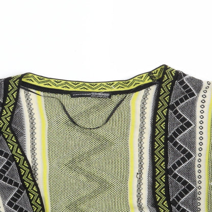Womens UK Size 10 Atmosphere Multicoloured Wrap Jumper