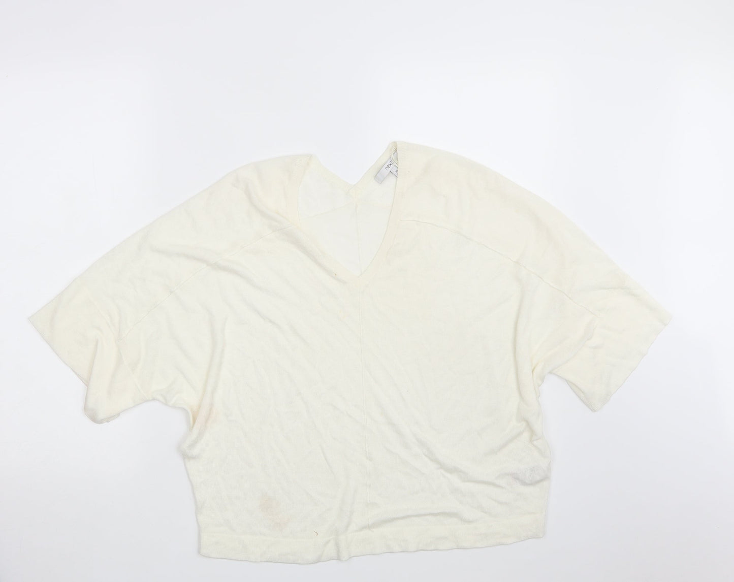 Womens UK Size XS NEXT Ivory Pullover Sweatshirt