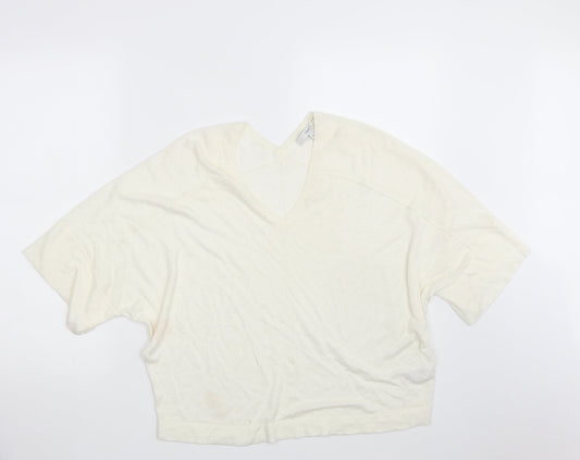 Womens UK Size XS NEXT Ivory Pullover Sweatshirt