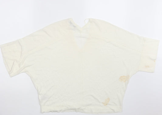 Womens UK Size XS NEXT Ivory Pullover Sweatshirt