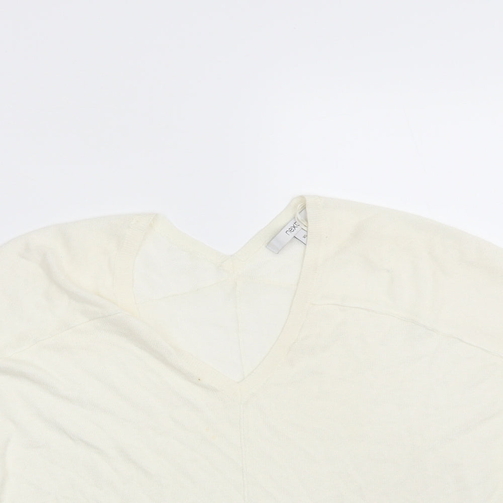 Womens UK Size XS NEXT Ivory Pullover Sweatshirt