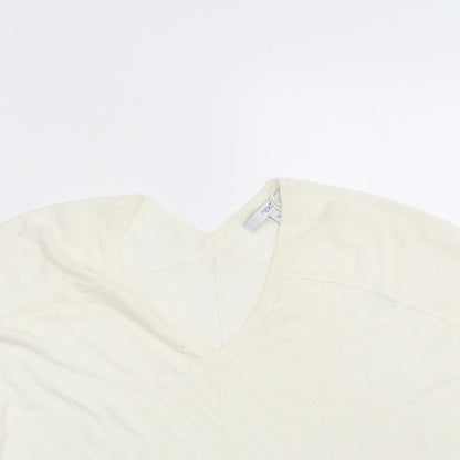 Womens UK Size XS NEXT Ivory Pullover Sweatshirt