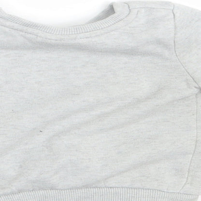 So Cute Baby Grey  Knit Pullover Jumper Size 6-9 Months