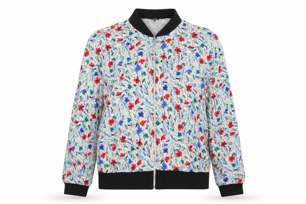 Womens UK Size 12 Papaya Multicoloured Jacket