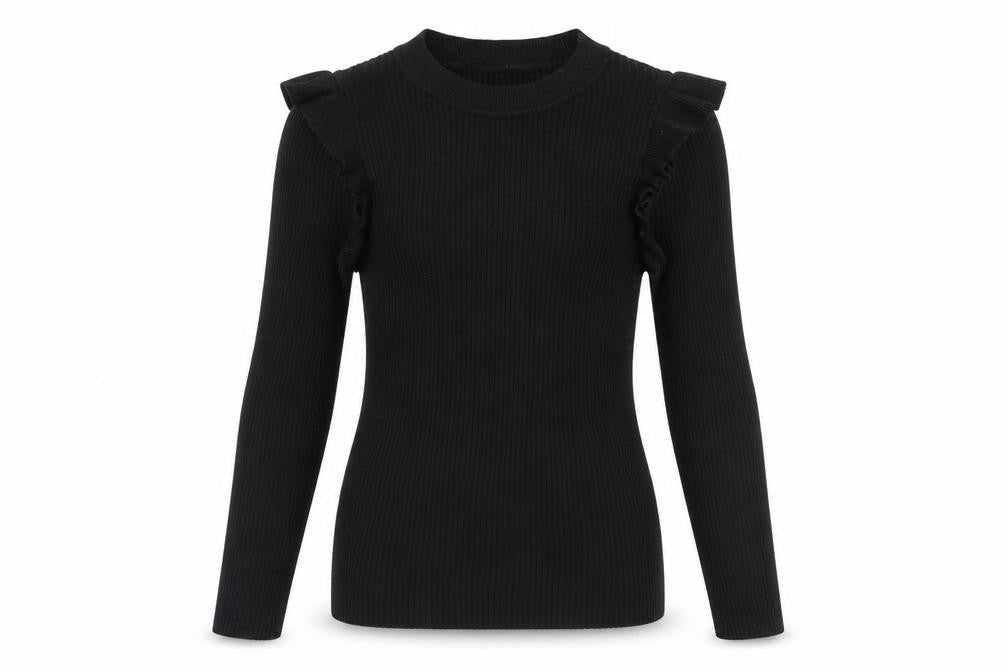 Womens UK Size 12 New Look Black Pullover Jumper