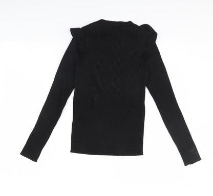 Womens UK Size 12 New Look Black Pullover Jumper