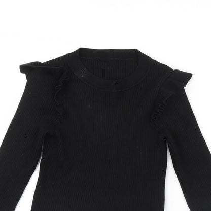 Womens UK Size 12 New Look Black Pullover Jumper
