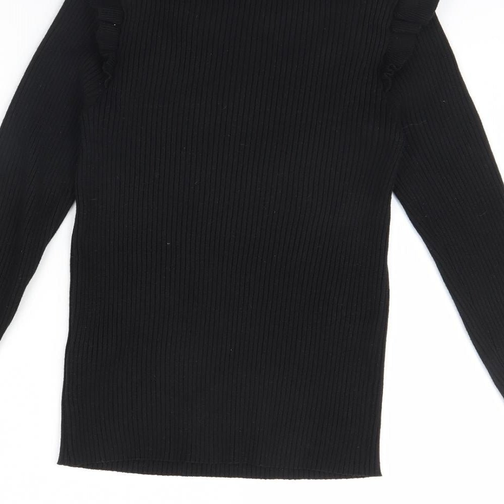 Womens UK Size 12 New Look Black Pullover Jumper