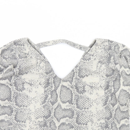 Womens UK Size 10 NEXT Grey Pullover Jumper