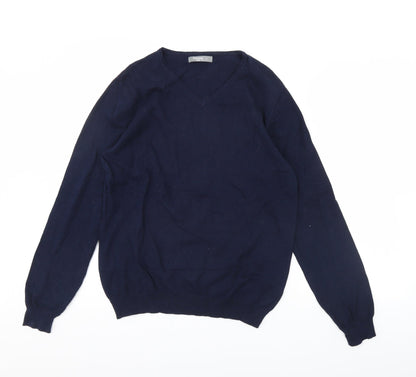 Nutmeg Mens Blue   Pullover Jumper Size M