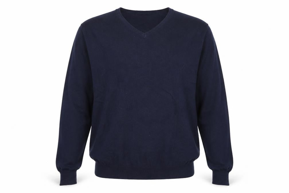 Mens UK Size M Nutmeg Blue Pullover Jumper