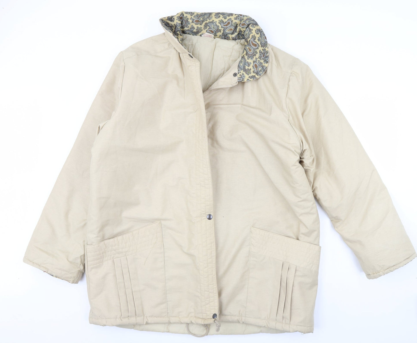 Womens UK Size 18 Preworn Beige Rain Coat