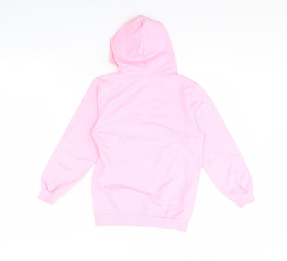 Preworn Girls Pink   Pullover Hoodie Size 8 Years  - TIKTOK