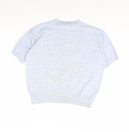 Womens UK Size M M&S Blue Pullover Jumper