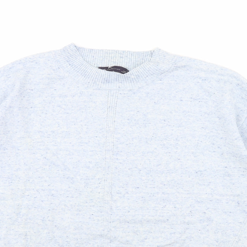 Womens UK Size M M&S Blue Pullover Jumper
