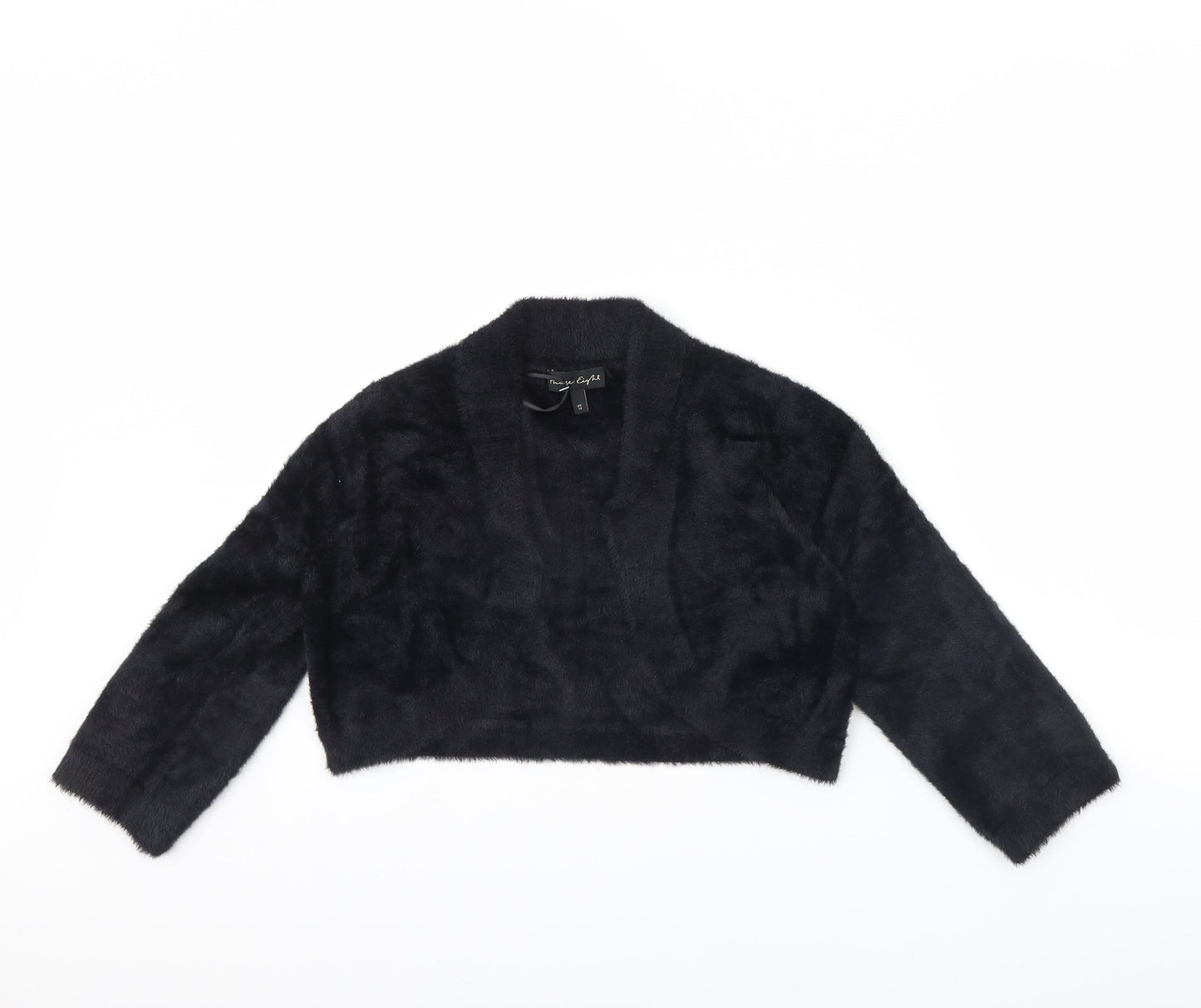 Womens UK Size 10 Phase Eight Black Cardigan Jumper
