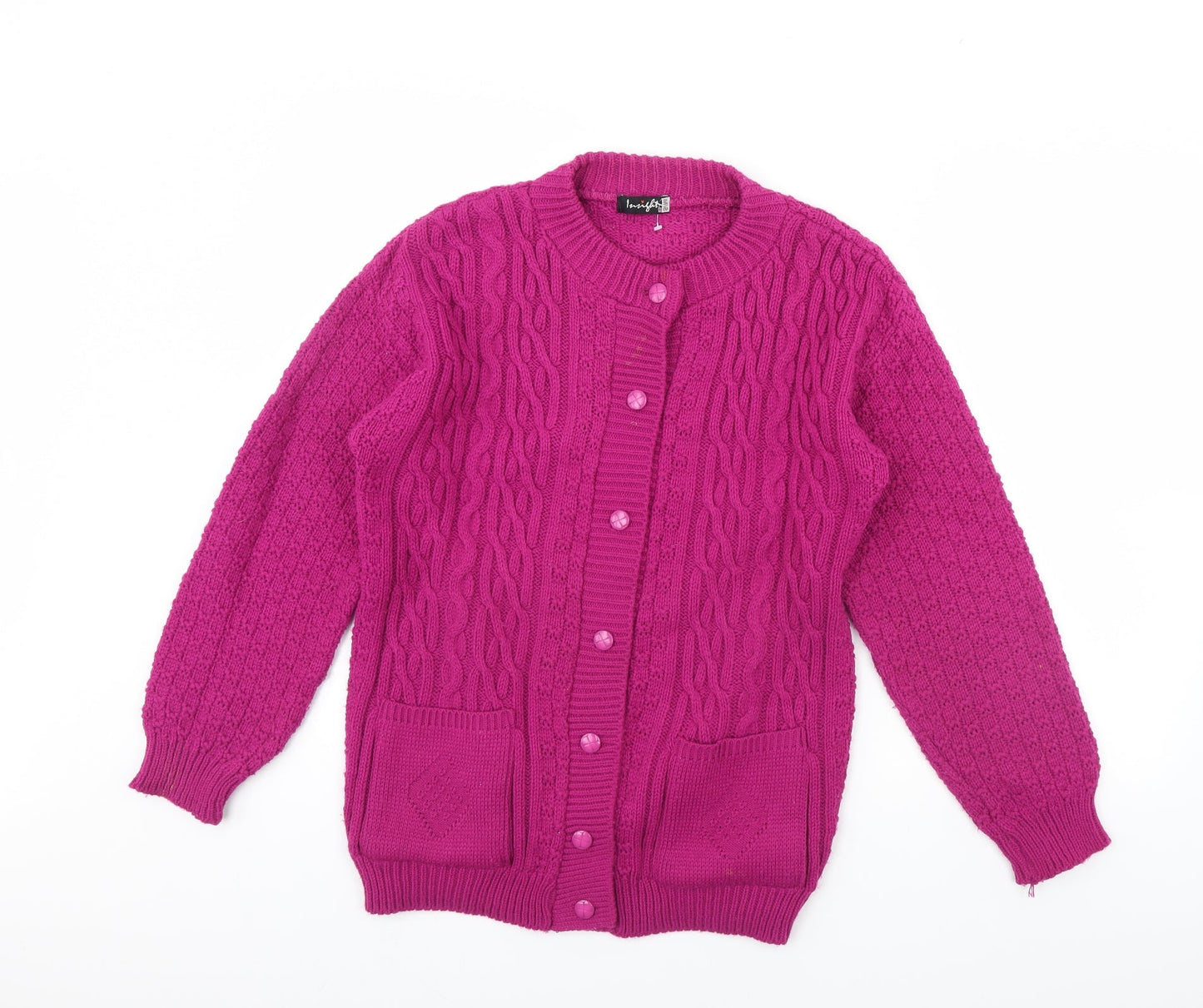 IMight Womens Pink   Cardigan Jumper Size S