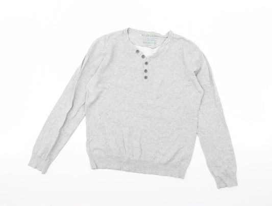 River Island Mens Grey   Pullover Jumper Size M