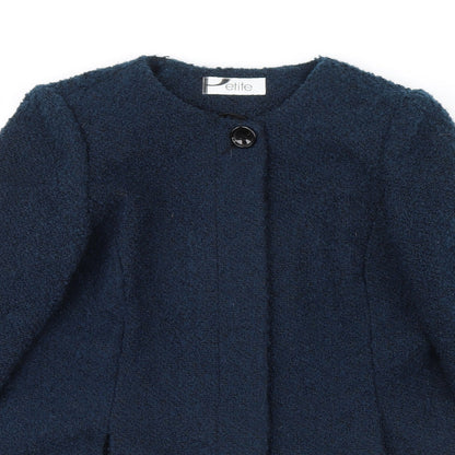Womens UK Size 14 BHS Green Overcoat