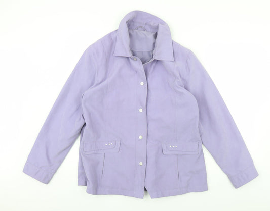 Womens UK Size 16 Preworn Purple Jacket