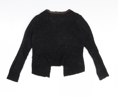 Womens UK Size 8 Select Black Cape Jumper