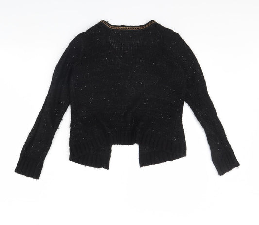Womens UK Size 8 Select Black Cape Jumper