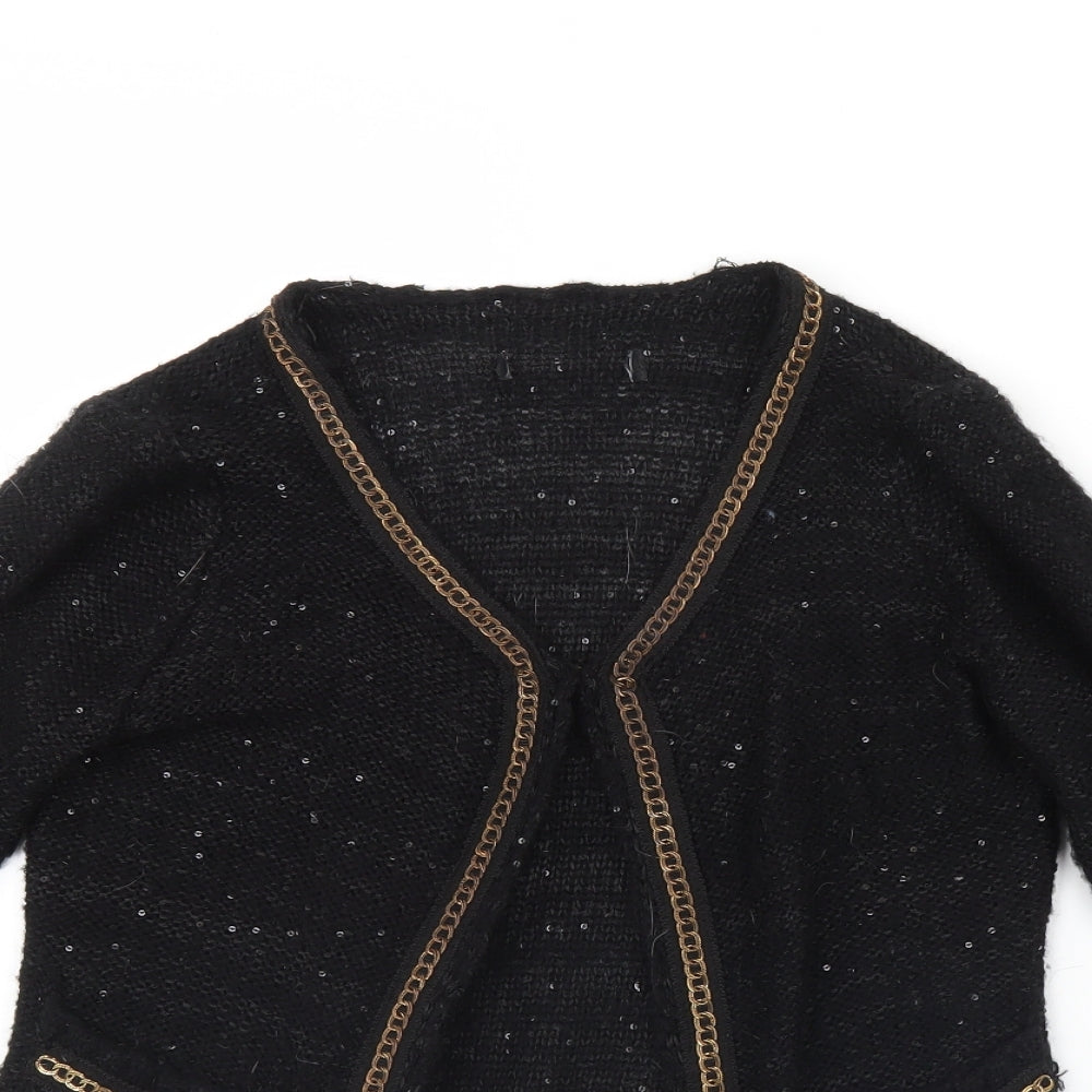 Womens UK Size 8 Select Black Cape Jumper