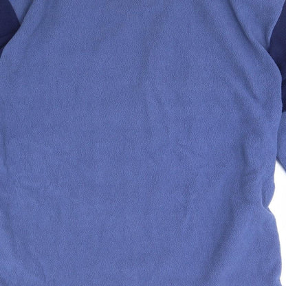 Harvery james Mens Blue  Fleece Pullover Jumper Size L