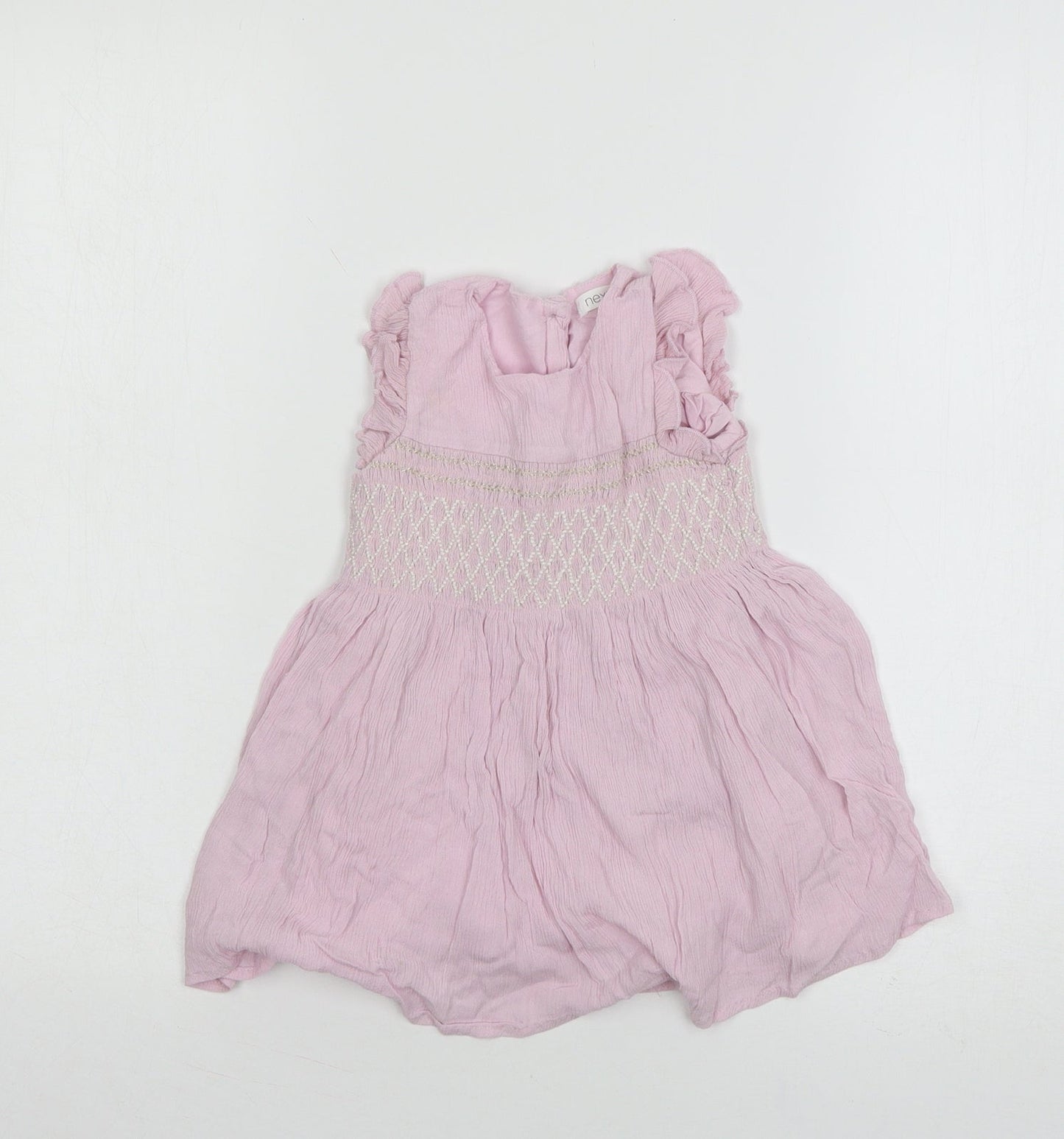 NEXT Girls Purple   T-Shirt Dress  Size 9-12 Months