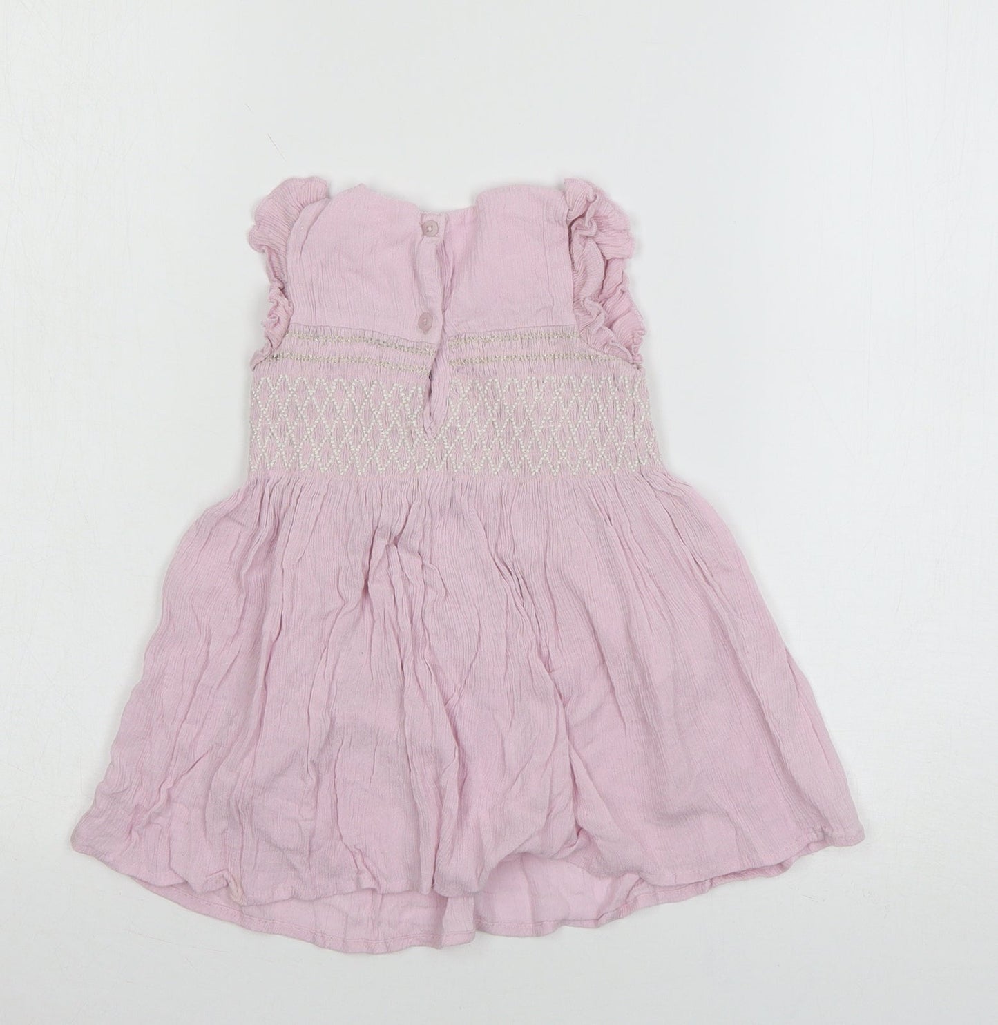 NEXT Girls Purple   T-Shirt Dress  Size 9-12 Months