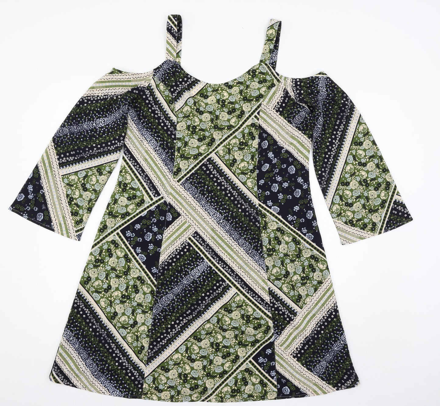 Marks and Spencer Womens Multicoloured Floral  A-Line  Size 10