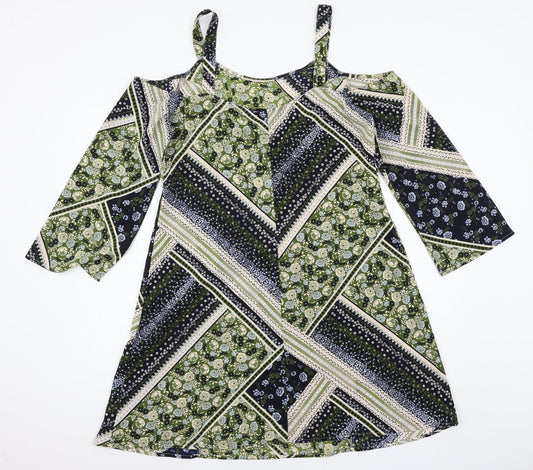 Marks and Spencer Womens Multicoloured Floral  A-Line  Size 10