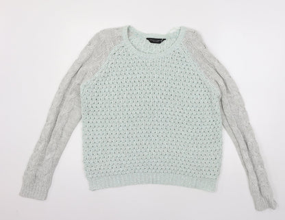 Womens UK Size 16 Dorothy Perkins Green Pullover Jumper