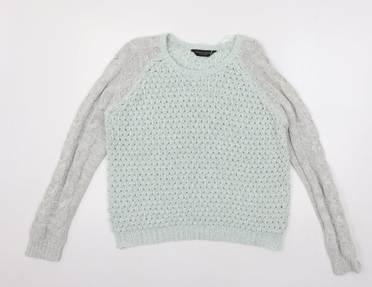 Womens UK Size 16 Dorothy Perkins Green Pullover Jumper