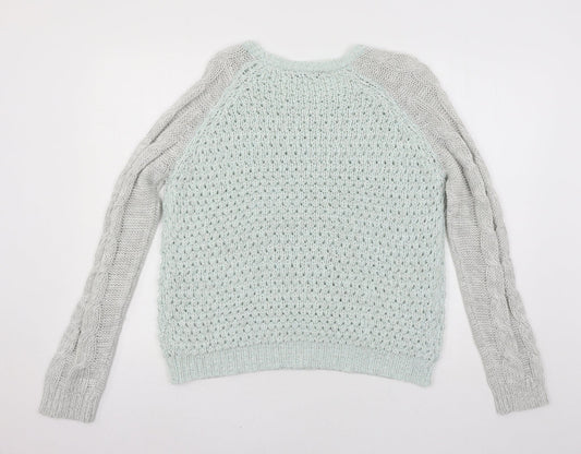 Womens UK Size 16 Dorothy Perkins Green Pullover Jumper